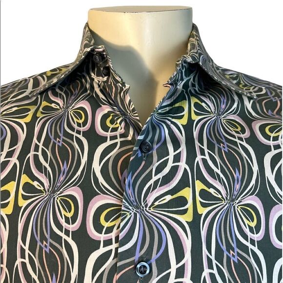 Colorful Men’s Medium Brandini Long Sleeved Casual Shirt - Picture 5 of 6